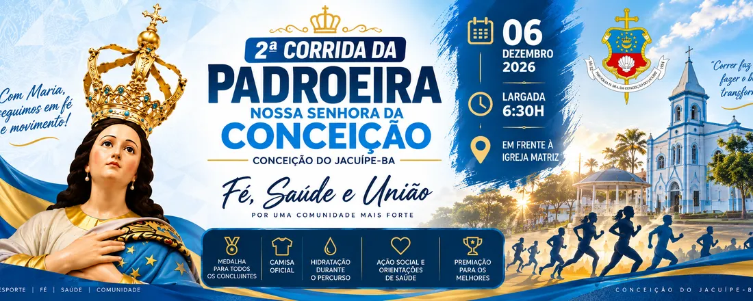 2ª Corrida da Padroeira – Nossa Senhora da Conceição 2026