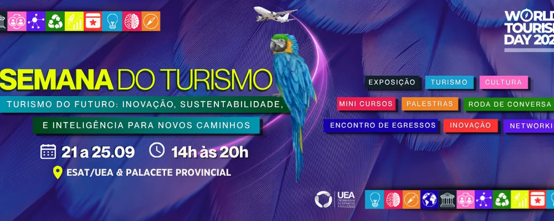 SEMANA DO TURISMO 2026 - TURISMO DO FUTURO: INOVAÇÃO, SUSTENTABILIDADE E INTELIGÊNCIA PARA NOVOS CAMINHOS