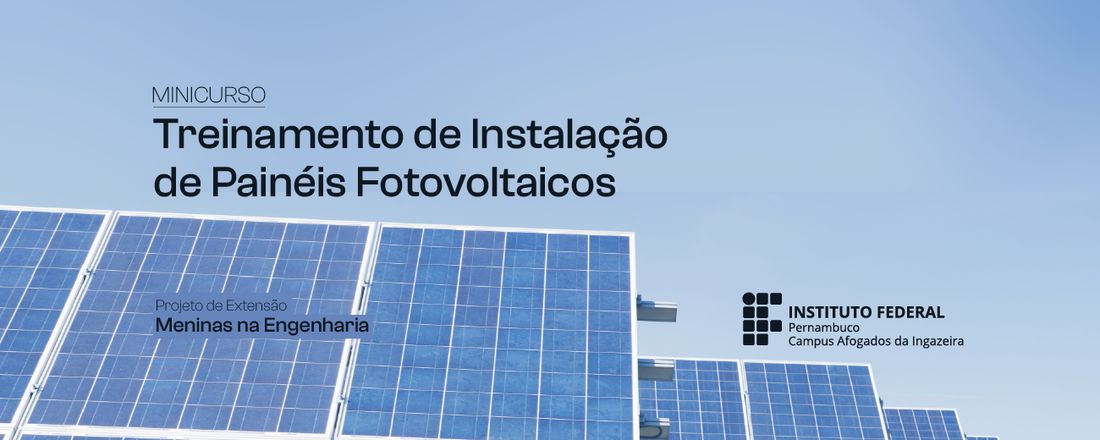 Treinamento de Instalação de Painéis Fotovoltaicos