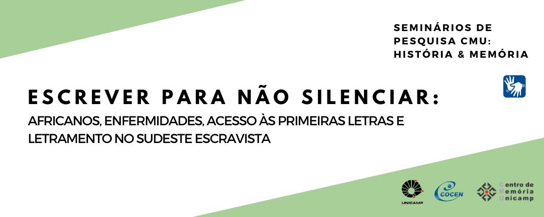 Seminário de Pesquisa - Escrever para não silenciar