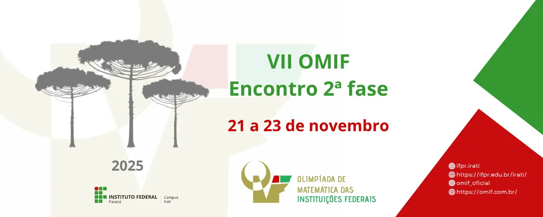 Olimpíada de Matemática das Instituições Federais - Encontro 2ª fase OMIF