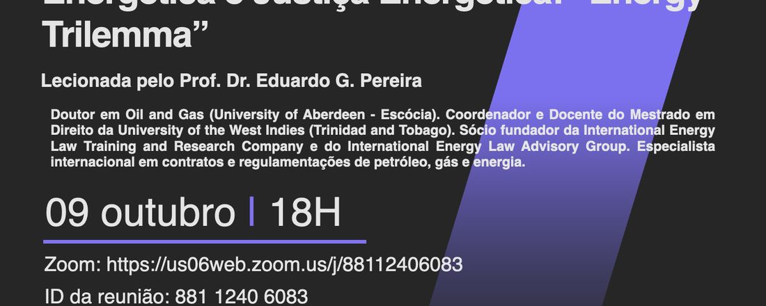 Direito, Transição energética e Justiça Energética: aula aberta do projeto Biopolítica, Gênero e Direito (Atitus)