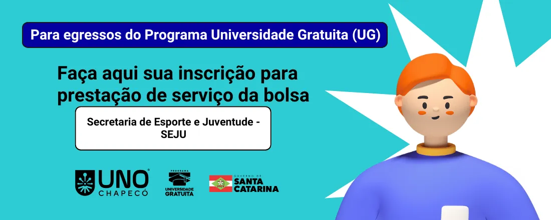 Oportunidade Contrapartida UG (2026/1) - Secretaria de Esporte e Juventude - SEJU
