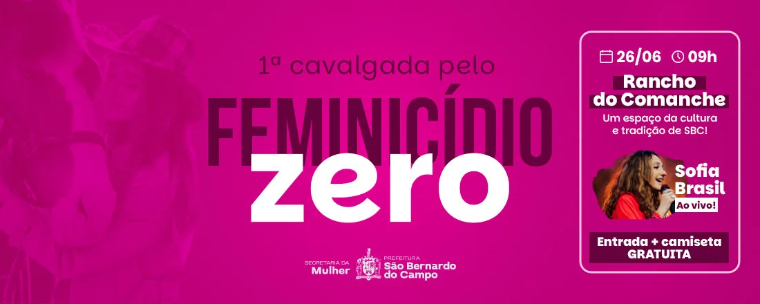 1ª Cavalgada pelo feminicídio zero
