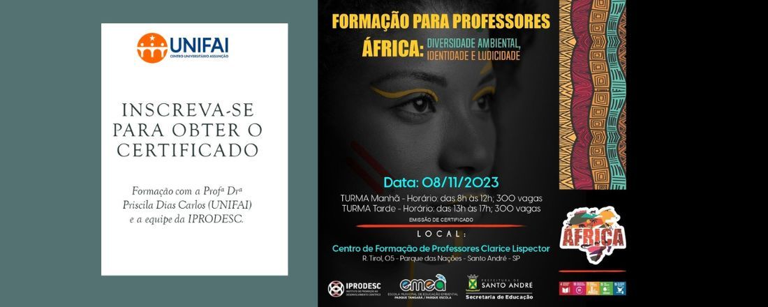 Encontro de Formação - África: Diversidade Ambiental, Identidade e Ludicidade