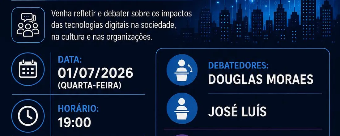 "Desafios da sociedade algorítimtica: impactos sociais, culturais e organizacionais"