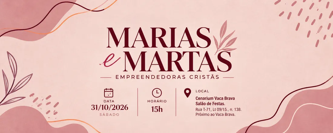 Marias e Martas - Empreendedoras Cristãs