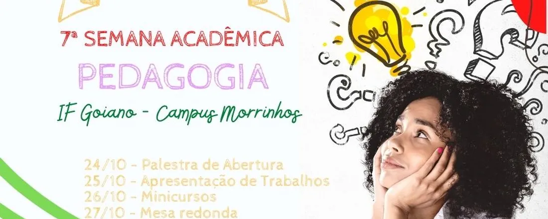 VII Semana Acadêmica de Pedagogia: Reflexões sobre ser professor e ensinar