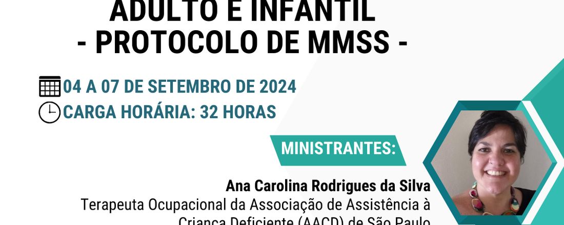 Curso de Formação em Terapia por Contensão Induzida (TCI) adulto e infantil  - protocolo de MMSS -