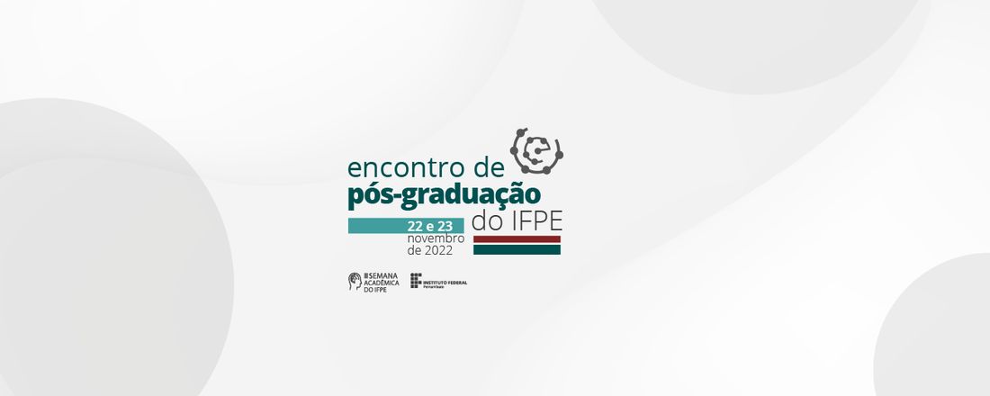 Encontro de Pós-Graduação do IFPE 2022