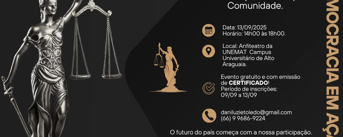 Democracia em ação: Educação Política para a Comunidade