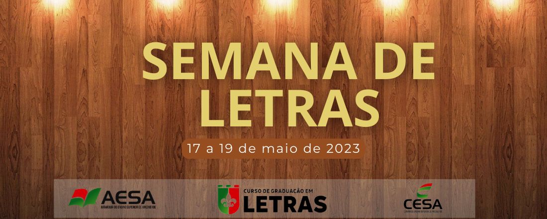 Semana de Letras 2023 - CESA - Arcoverde