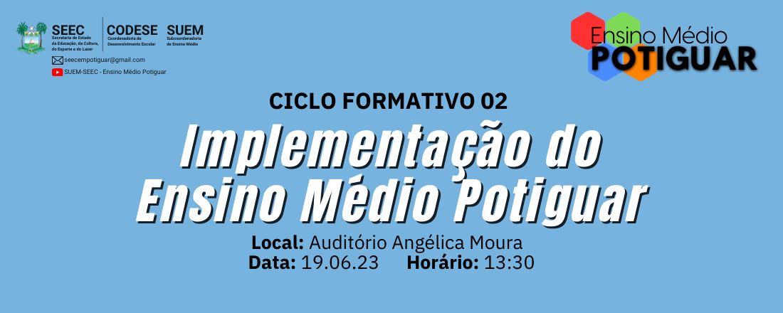 CICLO 2 - Implementação do Ensino Médio Potiguar