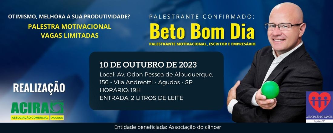 Palestra Motivacional com Beto Bom Dia