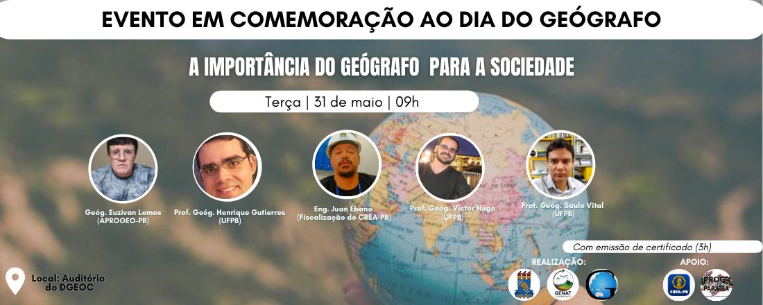 A importância do geógrafo para a sociedade