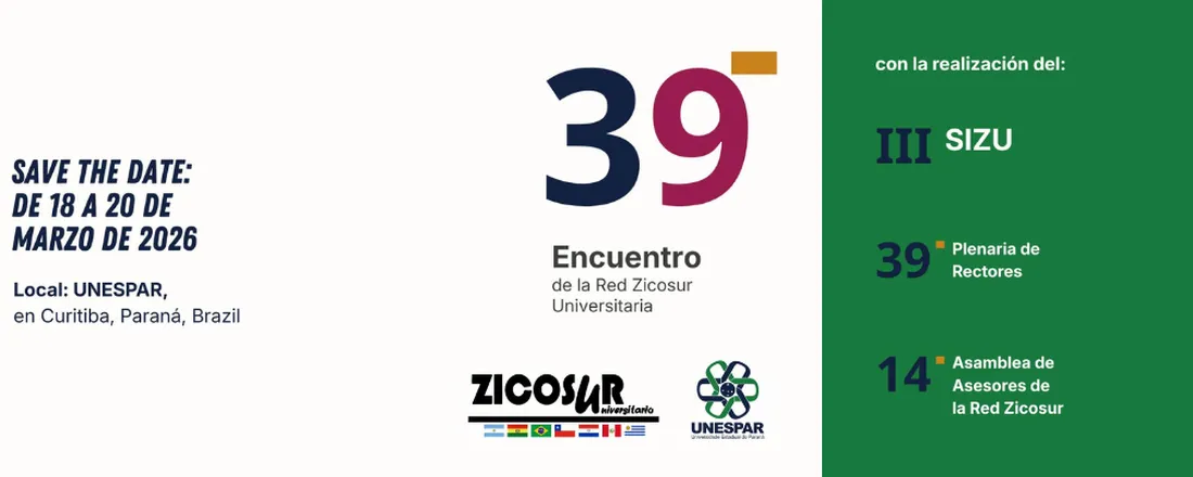 39o. Encuentro Internacional de la Red ZICOSUR Universitario