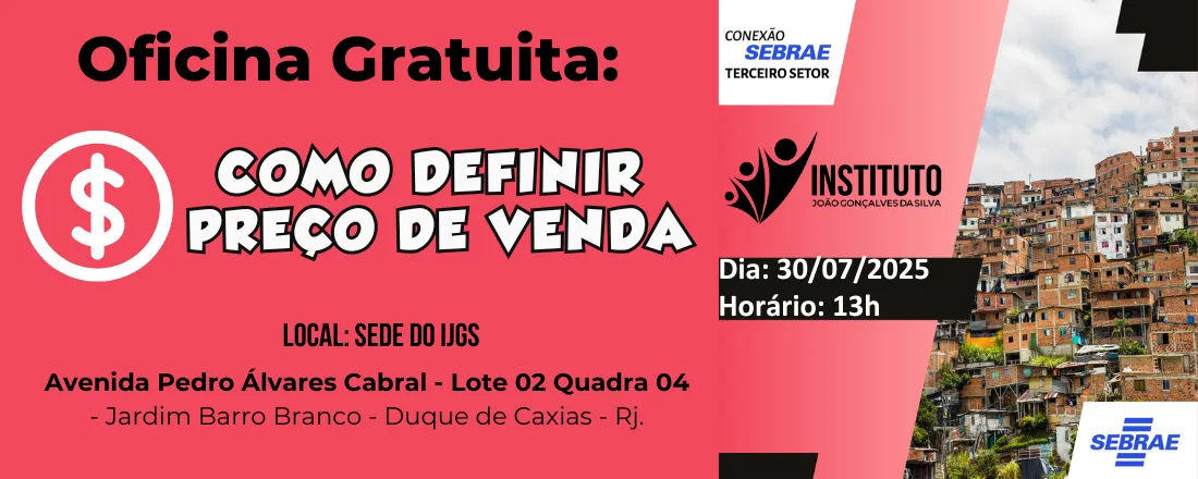 Oficina Gratuita: Como Definir Preço de Venda com SEBRAE