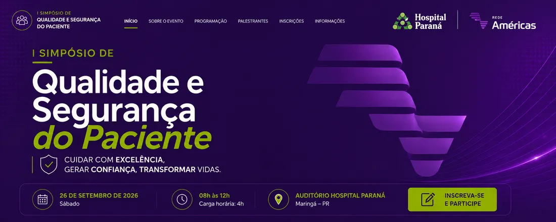 I Simpósio de Qualidade e Segurança do Paciente