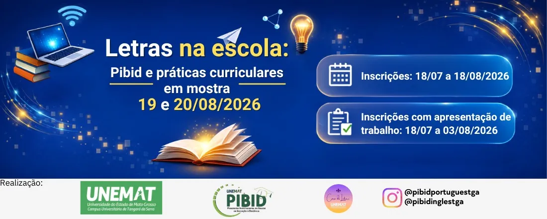 Letras na escola: Pibid e práticas curriculares em mostra