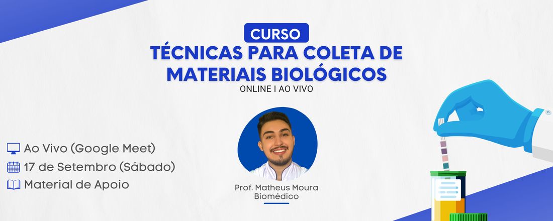 Curso de Técnicas Para Coleta de Material Biológico