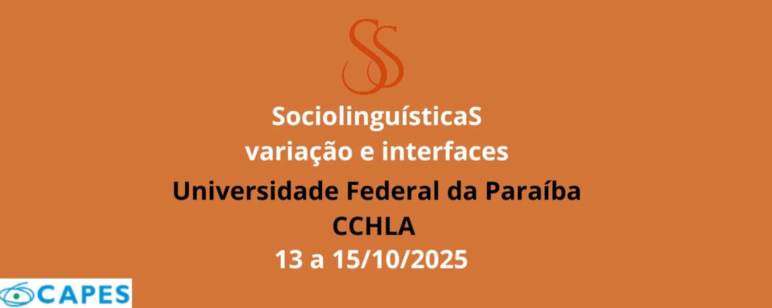 Congresso SociolinguísticaS: variação e interfaces