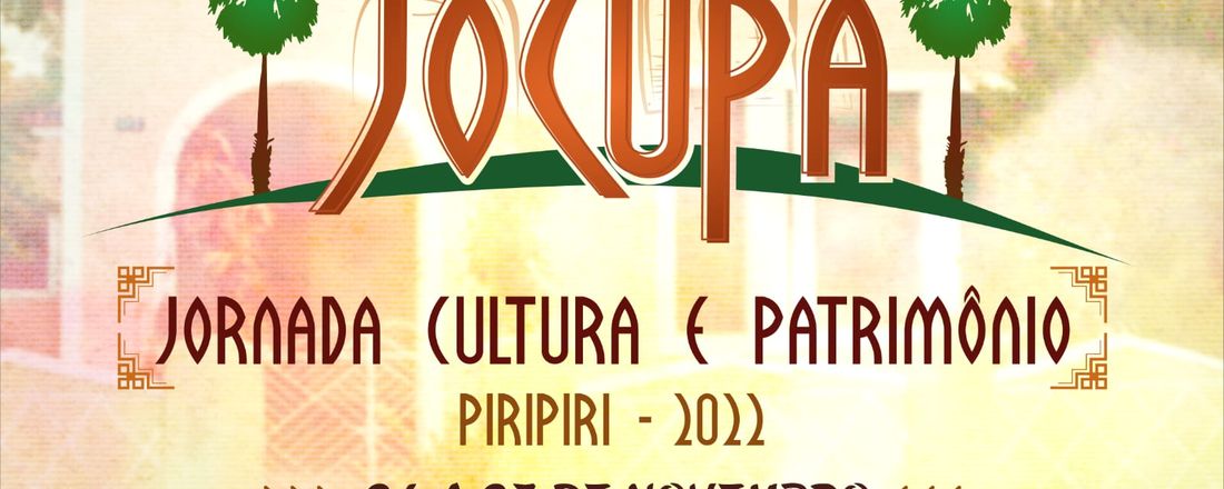 JOCUPA - JORNADA CULTURA E PATRIMÔNIO