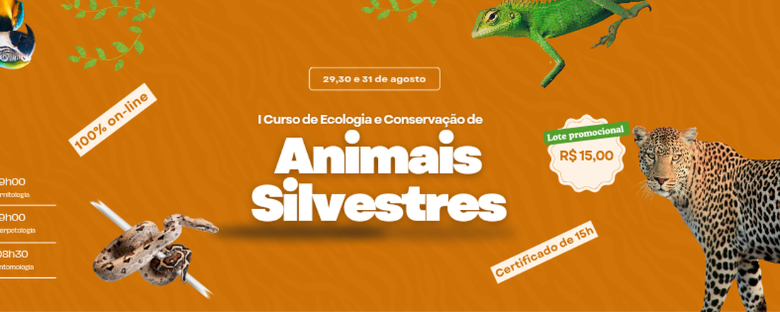 I Curso de Ecologia e Conservação de Animais Silvestres