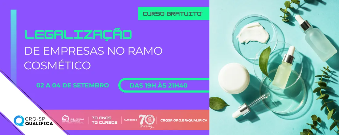 Curso Legalização de Empresas no Ramo Cosmético