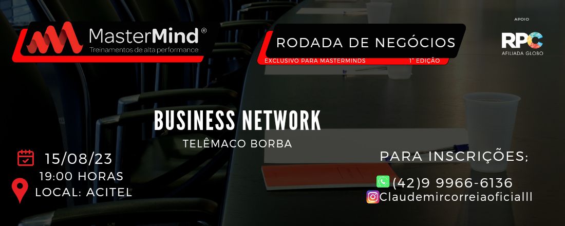 MasterMind Business Network- Rodada de Negócios