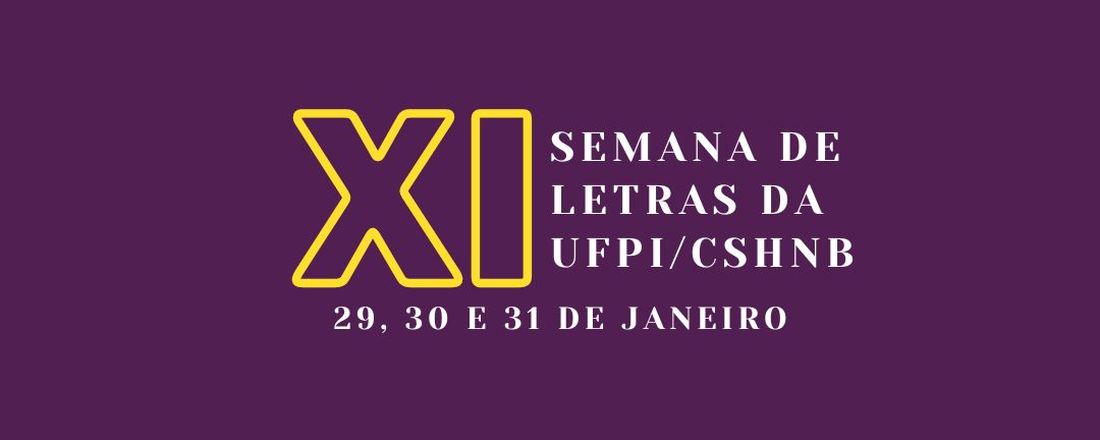 XI Semana de Letras - UFPI Picos