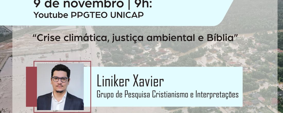 Encontros Bíblicos na UNICAP: Bíblia e Ecologia Integral - Crise climática, justiça ambiental e Bíblia