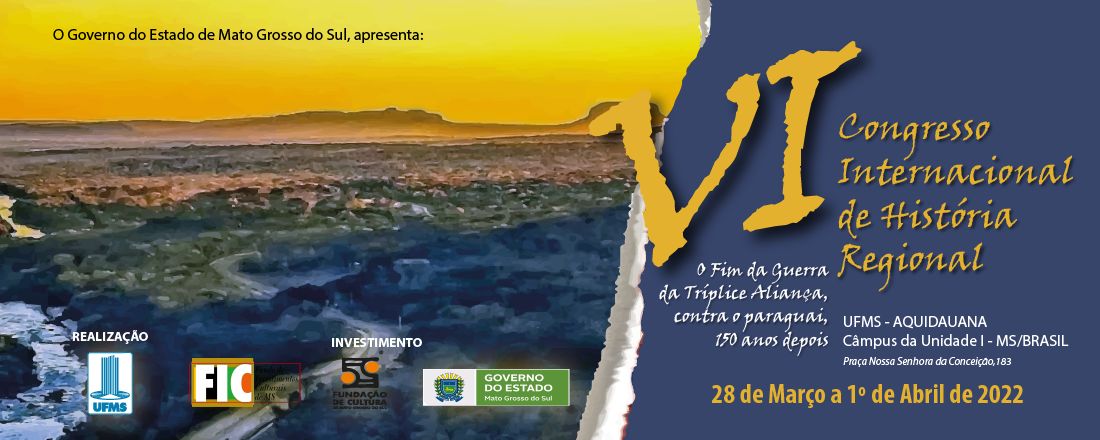 VI CONGRESSO INTERNACIONAL DE HISTORIA REGIONAL