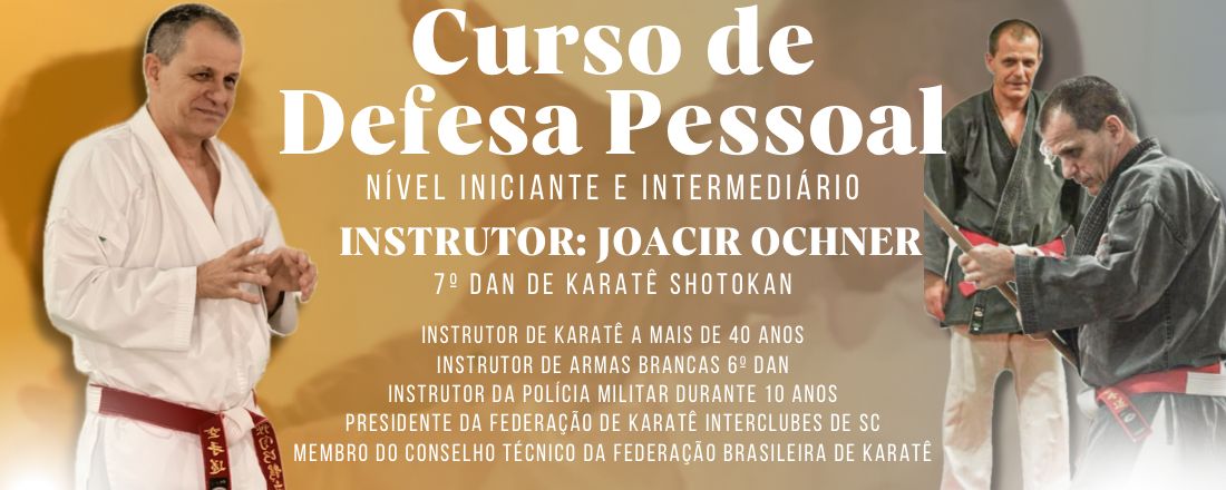 Curso de Defesa Pessoal - Nível Iniciante e Intermediário
