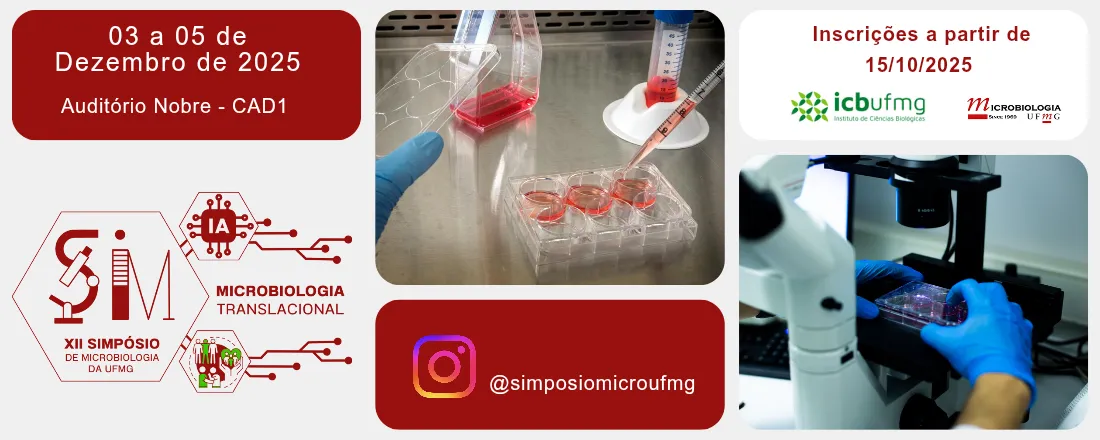 XII Simpósio de Microbiologia da UFMG