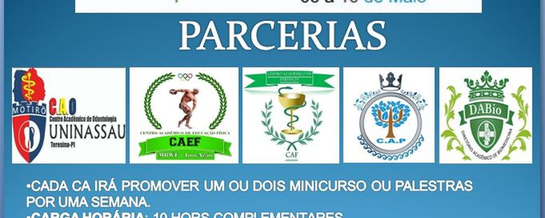 II SEMANA DE MINICURSOS CA NOVA INTEGRAFISIO