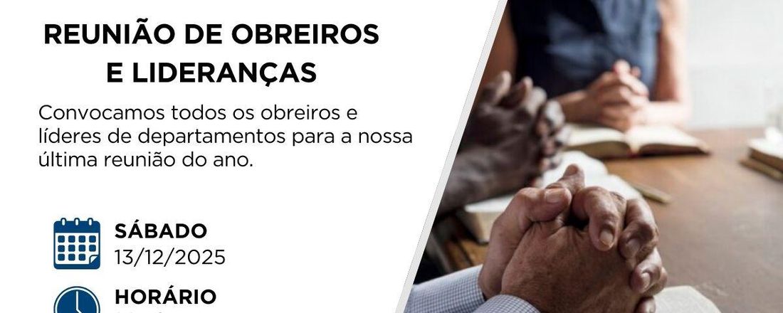 Reunião de Obreiros - Dez/2025