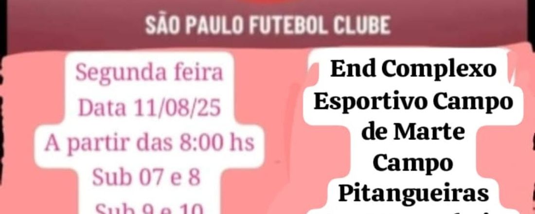 VISITA TECNICA SÃO PAULO F. C