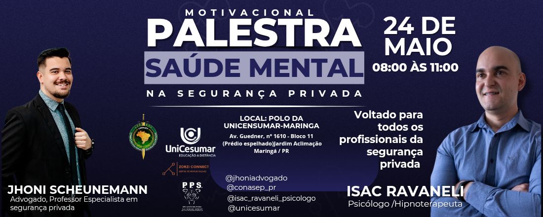 PALESTRA SAÚDE MENTAL