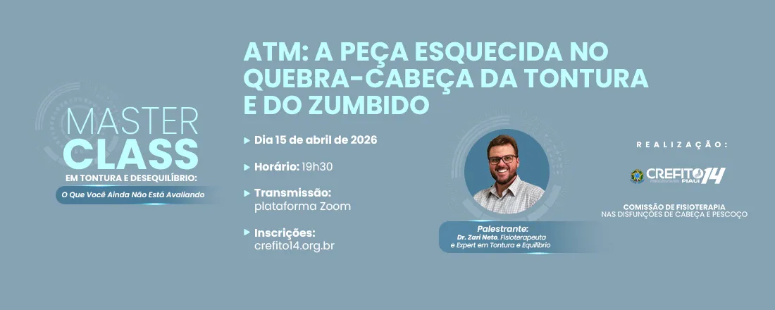 Palestra 2 - Masterclass em Tontura e desequilíbrio