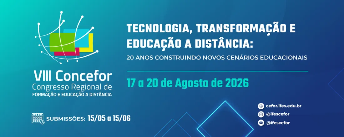VIII Congresso Regional de Formação e Educação a Distância (Concefor)