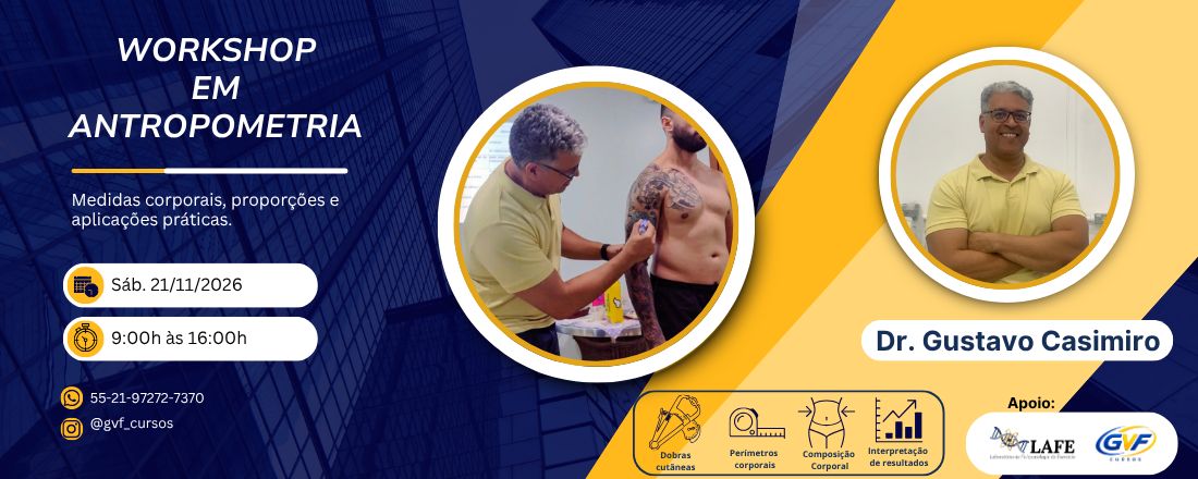 WORKSHOP EM ANTROPOMETRIA
