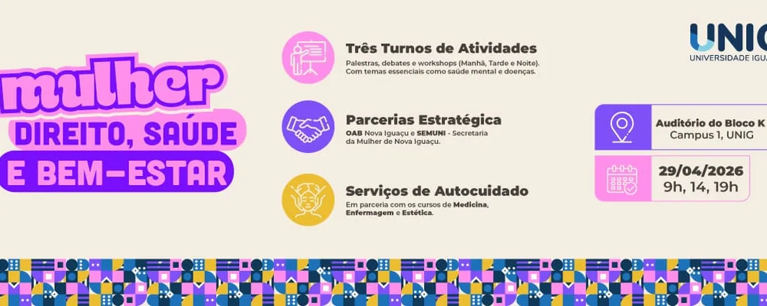 Jornada Multidisciplinar da Mulher: Além de Março!