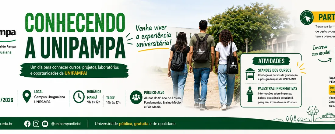Conhecendo a Unipampa - 2026 - Registro SAP 2026. EX. UR. 6147