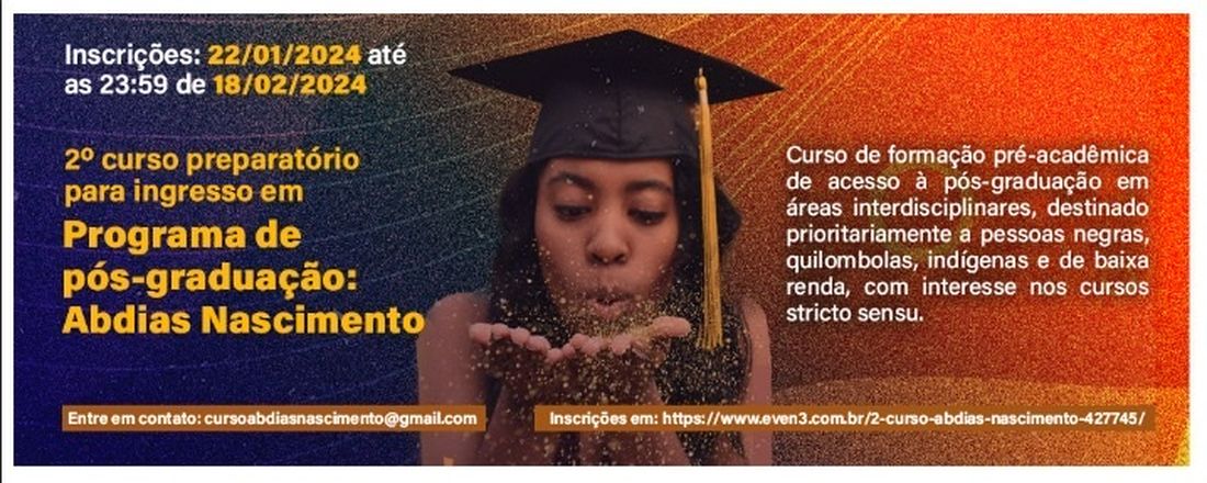 2º Curso Preparatório para Ingresso em Programa de Pós-graduação: Abdias Nascimento
