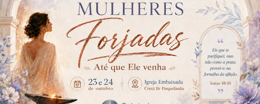 Conferência de Mulheres 2026. 2- Forjadas Até que Ele venha