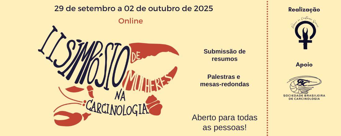 II Simpósio de Mulheres na Carcinologia