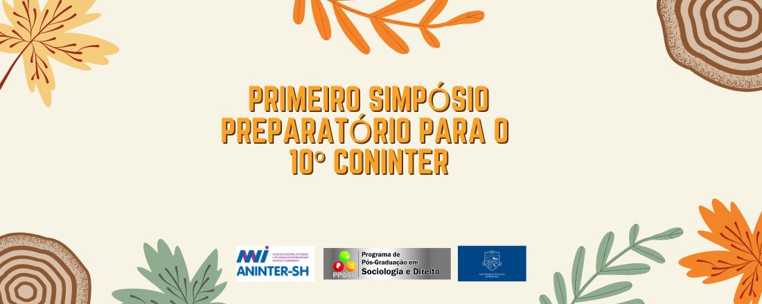 PRIMEIRO SIMPÓSIO PREPARATÓRIO PARA O 10º CONINTER