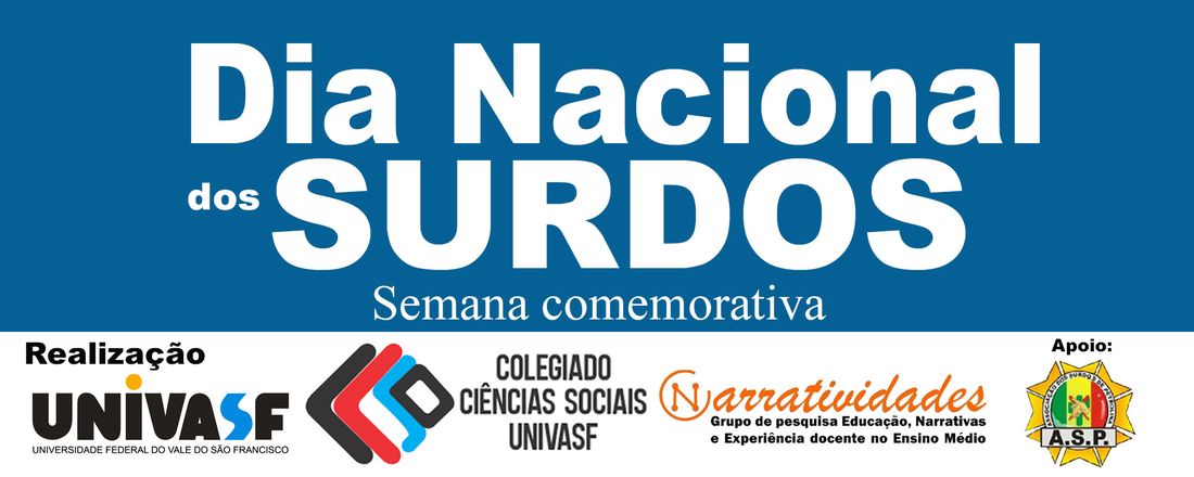 DIA NACIONAL DOS SURDOS: Semana Comemorativa