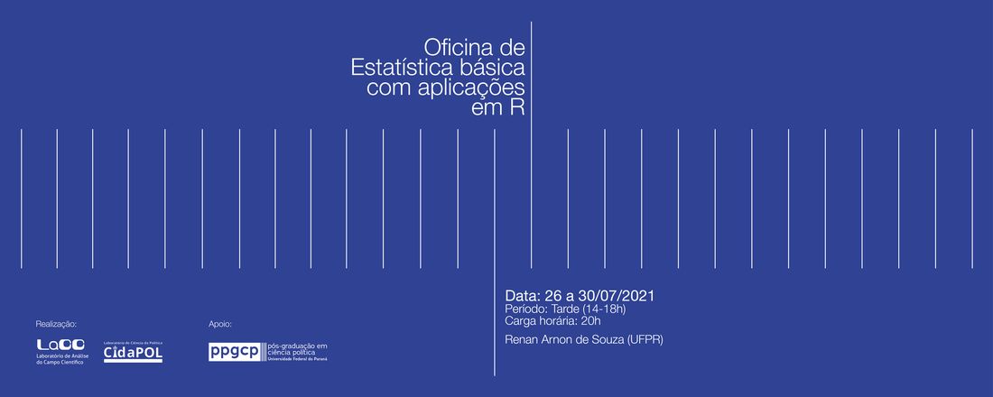 Oficina de Estatística básica com aplicações em R