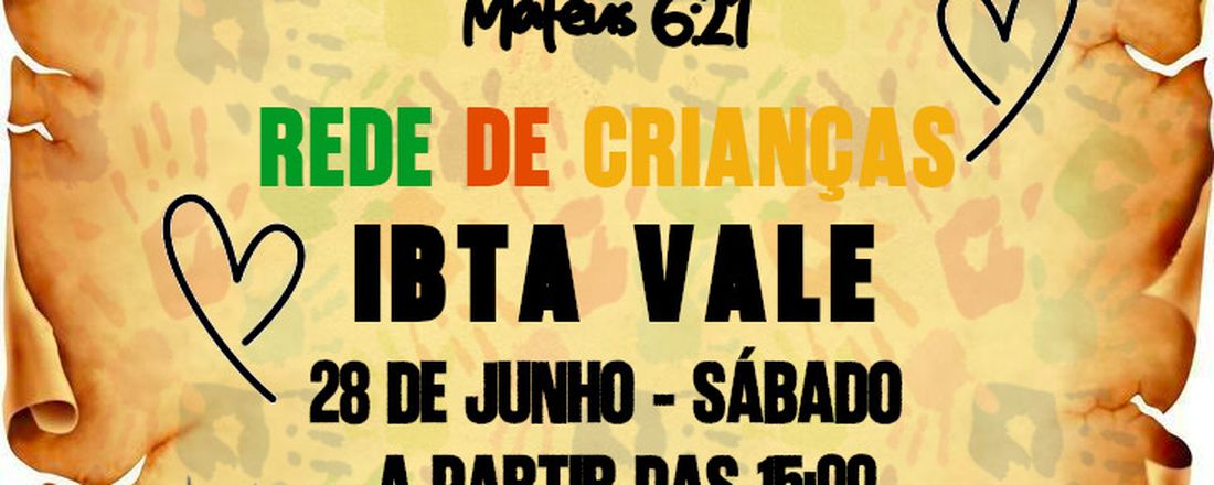 REDE DE CRIANÇAS IBTA VALE